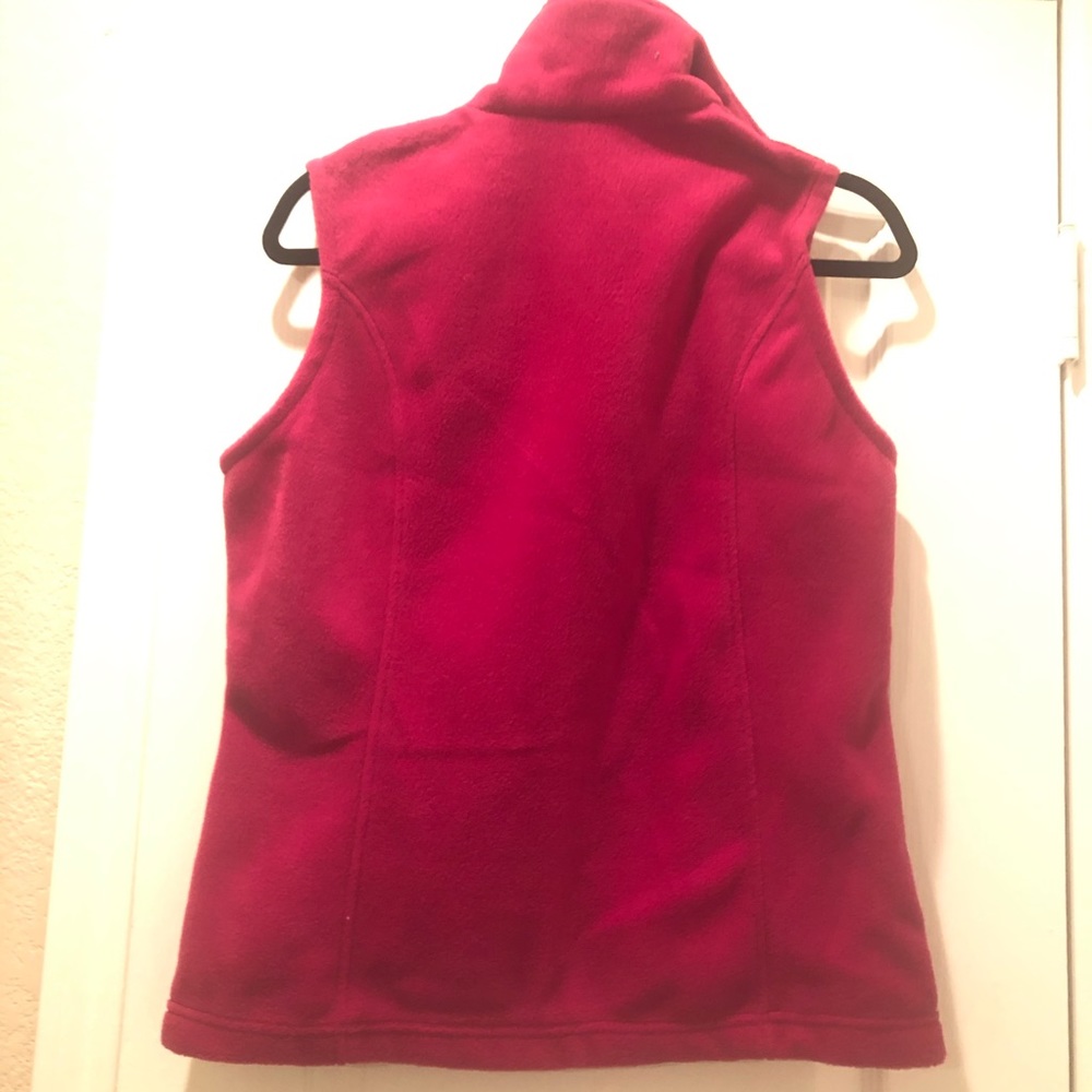 Columbia | Raspberry Fleece Vest Size Small - Picture 4 of 4